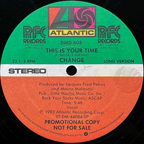 CHANGE // THIS IS YOUR TIME (5:48/3:40)