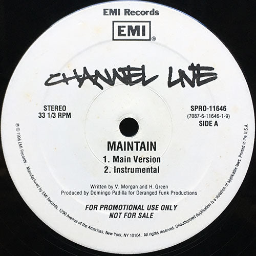 CHANNEL LIVE // MAINTAIN (4VER)