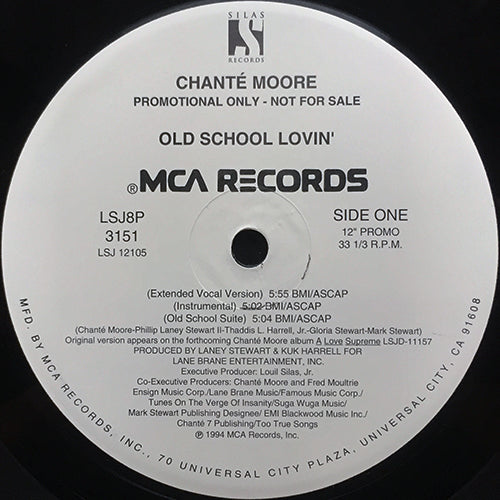 CHANTE MOORE // OLD SCHOOL LOVIN' (7VER)