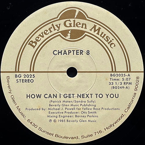 CHAPTER 8 // HOW CAN I GET NEXT TO YOU (5:07) / TELL ME (5:50)