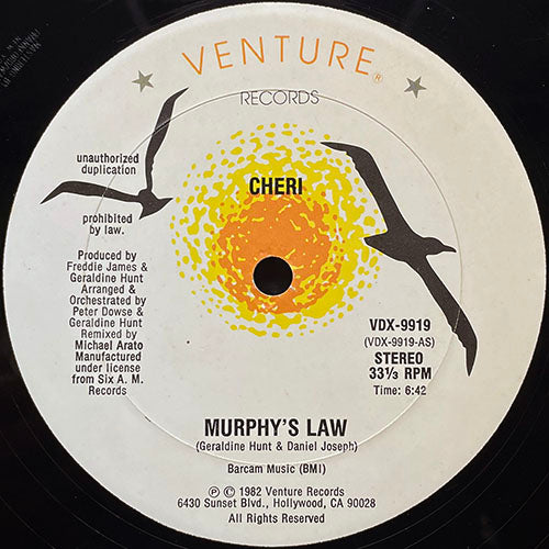 CHERI // MURPHY'S LAW (6:42) / (INSTRUMENTAL) (6:27)
