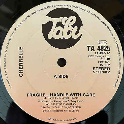 CHERRELLE // FRAGILE... HANDLE WITH CARE (12:12) / STAY WITH ME (4:00)