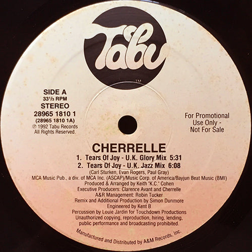 CHERRELLE // TEARS OF JOY (5VER)