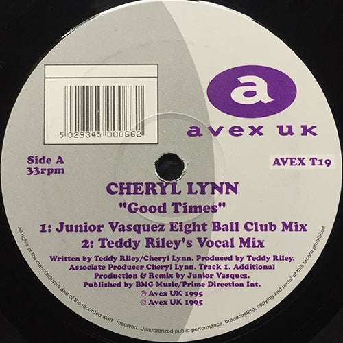 CHERYL LYNN // GOOD TIMES (4VER)