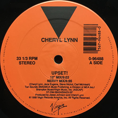 CHERYL LYNN // UPSET (3VER)
