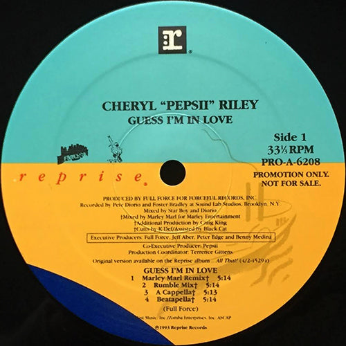 CHERYL "PEPSII" RILEY // GUESS I'M IN LOVE (8VER)