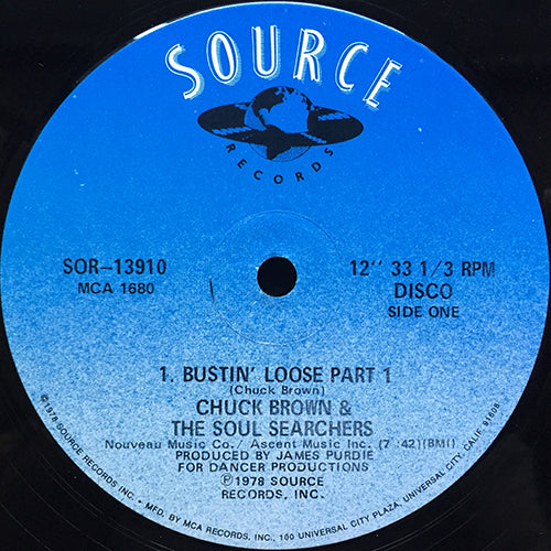 CHUCK BROWN & THE SOUL SEARCHERS // BUSTIN' LOOSE (PART 1) (7:42) / (PART 2) (10:05)