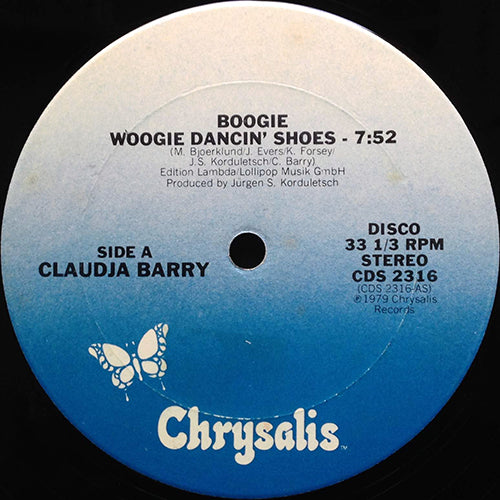 CLAUDJA BARRY // BOOGIE WOOGIE DANCIN' SHOES (7:52) / LOVE OF THE HURTIN' KIND (4:25)
