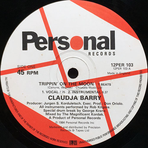 CLAUDJA BARRY // TRIPPIN' ON THE MOON (4VER)