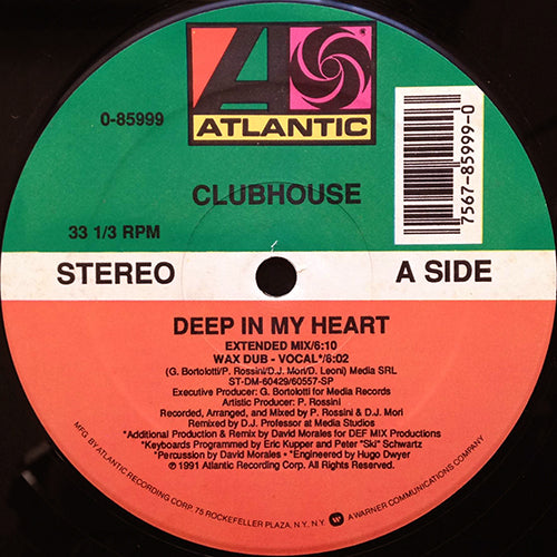 CLUBHOUSE // DEEP IN MY HEART (4VER)