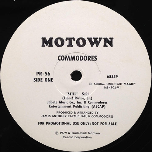 COMMODORES // STILL (5:51) / SAIL ON (5:35)
