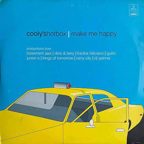 COOLY'S HOT BOX // MAKE ME HAPPY (LP) inc. WHAT A SURPRISE (2000 & DJ SPINNA REMIX) / WE DON'T HAVE TO BE ALONE (BASEMENT JAXX & GUIRO REMIX) / COULD YOU LOVE ME / DEEPER / COOLY'S WAGES