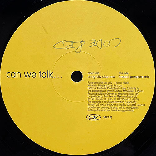 CR (CODE RED) // CAN WE TALK (HOUSE MIX) (2VER)