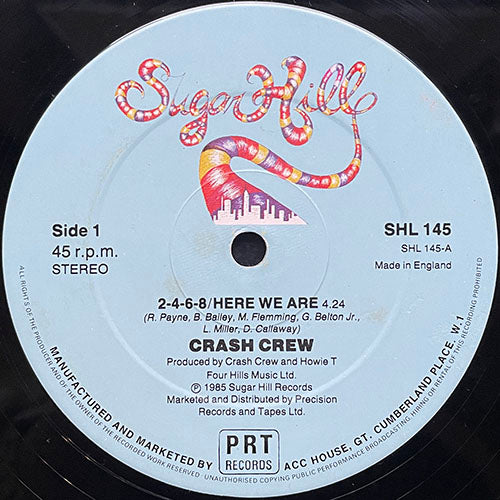 CRASH CREW // 2-4-6-8 HERE WE ARE (4:24) / (INSTRUMENTAL) (4:24)
