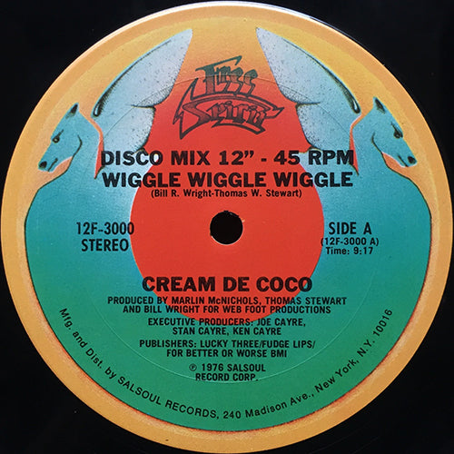 CREAM DE COCO // WIGGLE WIGGLE WIGGLE (9:17) / DISCO STRUT (8:02)