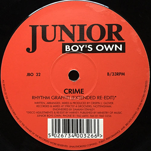CRIME // FLIGHT IN 2 FANTASY / RHYTHM GRAFFITI (EXTENDED RE-EDIT)