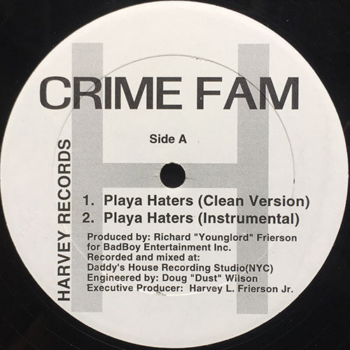 CRIME FAM // PLAYA HATERS (2VER) / SCOTCH ON THE ROCKS (2VER)