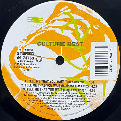 CULTURE BEAT // TELL ME THAT YOU WAIT (5VER)