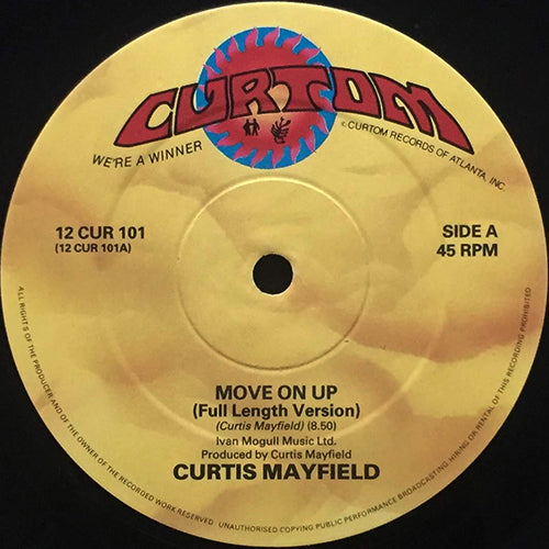 CURTIS MAYFIELD // MOVE ON UP (8:50) / LIVE (8:05) / LITTLE CHILD RUNNIN' WILD (2:58)