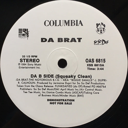 DA BRAT feat. NOTORIOUS B.I.G. // DA B SIDE (3:44)