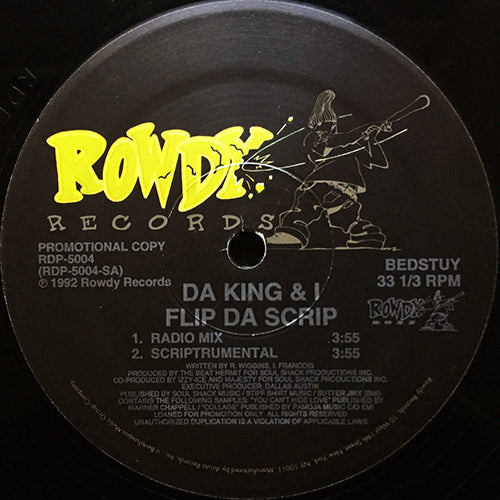DA KING & I // FLIP DA SCRIP (2VER) / BRAIN 2 U