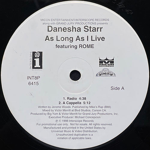 DANESHA STARR feat. ROME // AS LONG AS I LIVE (4VER)