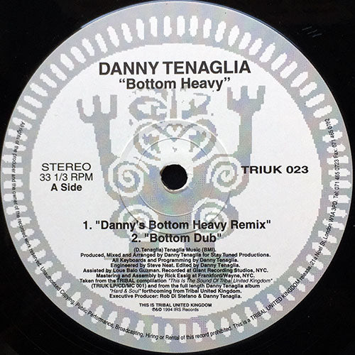 DANNY TENAGLIA // BOTTOM HEAVY (6VER)