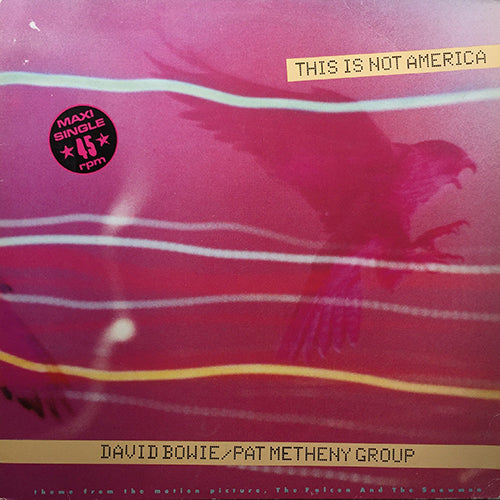 DAVID BOWIE / PAT METHENY GROUP // THIS IS NOT AMERICA (3:51) / (INSTRUMENTAL) (3:51)