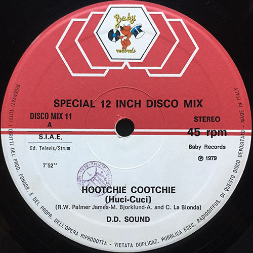 D.D. SOUND // HOOTCHIE COOTCHIE (HUCI-CUCI) (7:52) / (INSTRUMENTAL)