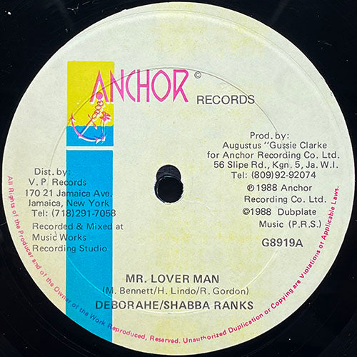 DEBORAHE / SHABBA RANKS // MR. LOVER MAN