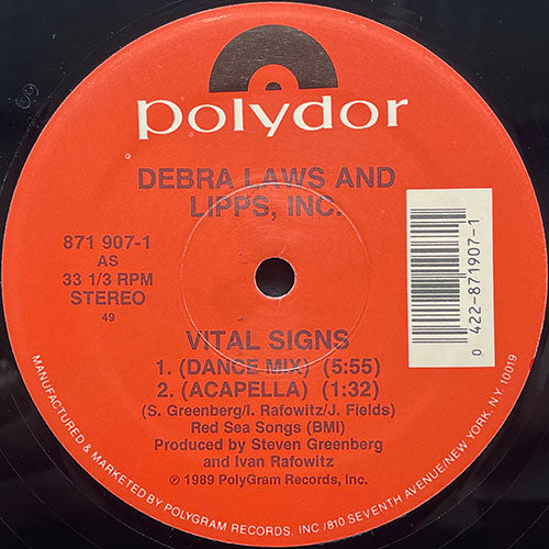 DEBRA LAWS AND LIPPS, INC. // VITAL SIGNS (5VER)