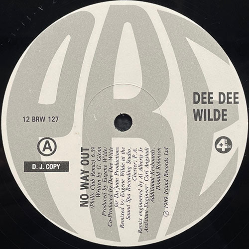 DEE DEE WILDE // NO WAY OUT (6:59/3:58) / (INSTRUMENTAL) (4:38)