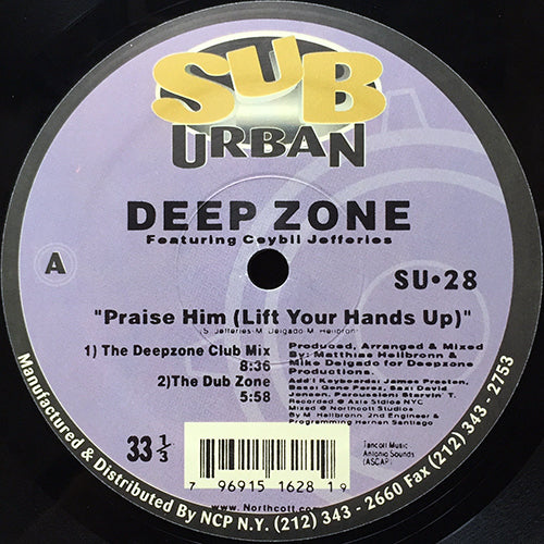 DEEP ZONE feat. CEYBIL JEFFERIES // PRAISE HIM (LIFT YOUR HANDS UP) (4VER)