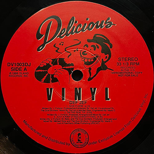 DEF JEF // GIVE IT HERE (2VER) / ON THE REAL TIP (2VER) / JUST A POET (2VER)