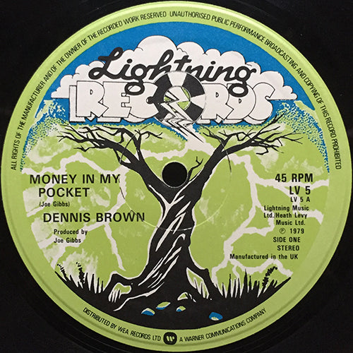 DENNIS BROWN / JOE GIBBS AND THE PROFESSIONALS // MONEY IN MY POCKET / RUNNINGS IRIE