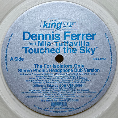 DENNIS FERRER feat. MIA TUTTAVILLA // TOUCHED THE SKY (JOE CLAUSSELL REMIX) (4VER)