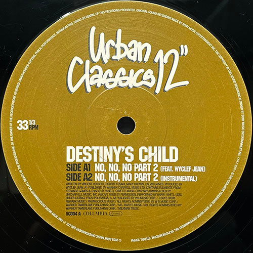 DESTINY'S CHILD // NO, NO, NO PART 2 (2VER) / SAY MY NAME (2VER) – next ...