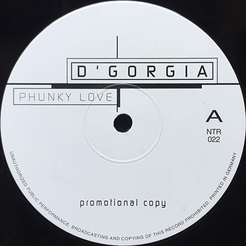 D'GORGIA // PHUNKY LOVE (3VER)