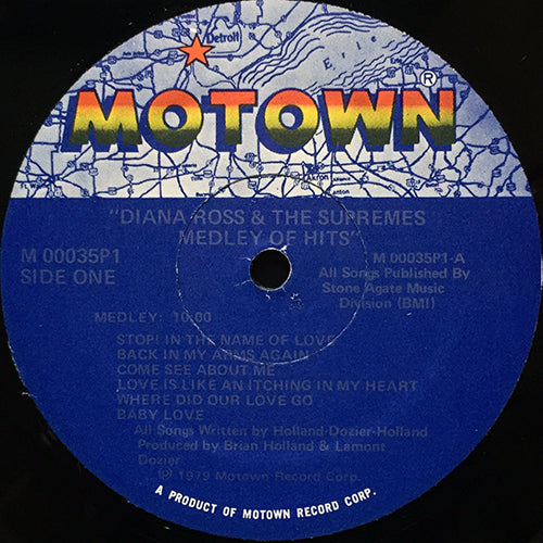 DIANA ROSS & THE SUPREMES // MEDLEY OF HITS (STOP IN THE NAME OF LOVE - BABY LOVE) (10:00) / NO ONE GETS THE PRIZE/THE BOSS (6:38)