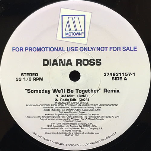 DIANA ROSS // SOMEDAY WE'LL BE TOGETHER (REMIX) (3VER)