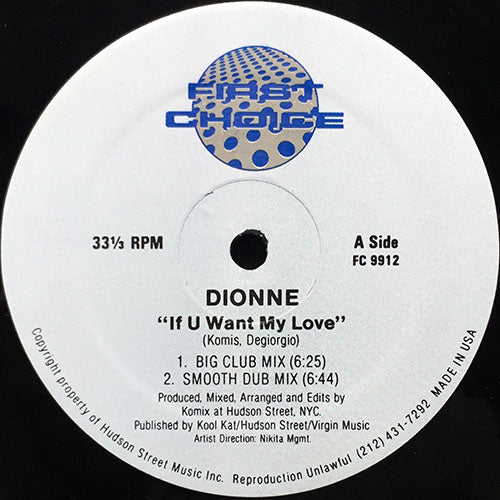 DIONNE // IF U WANT MY LOVE (4VER)