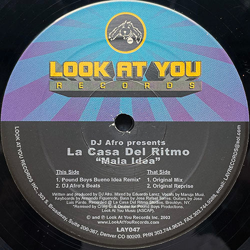 DJ AFRO presents LA CASA DEL RITMO // MALA IDEA (4VER)