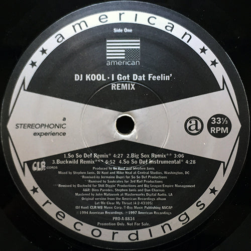 DJ KOOL // I GOT DAT FEELIN' (8VER)