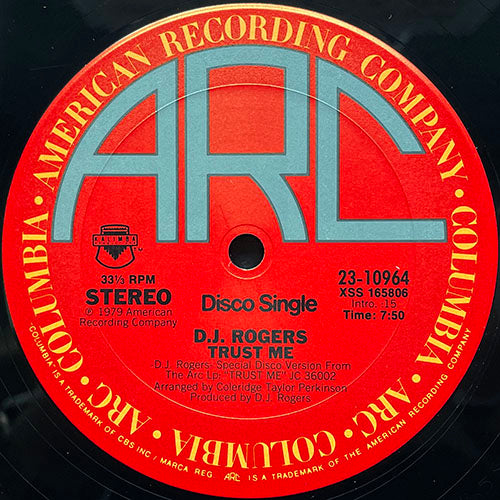 D.J. ROGERS // TRUST ME (7:50)