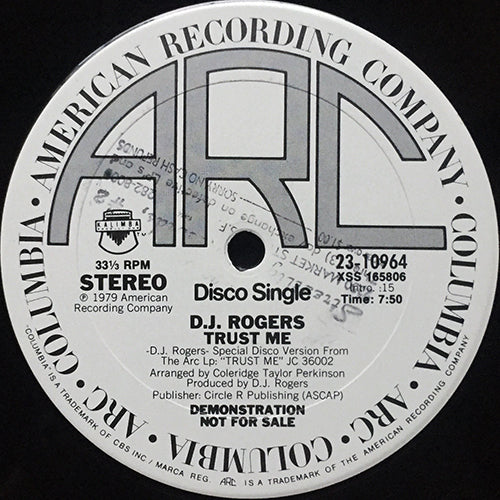 D.J. ROGERS // TRUST ME (7:50)