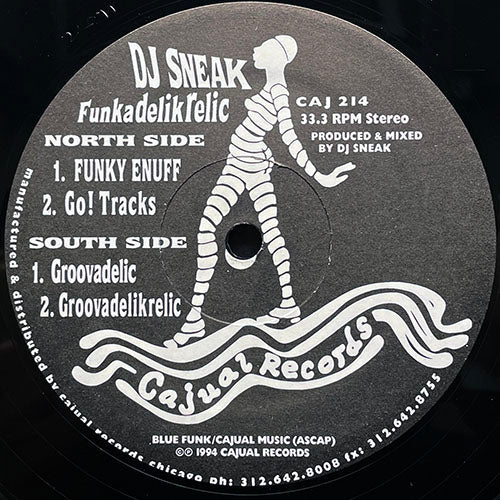 DJ SNEAK // FUNKADELIKRELIC (EP) inc. FUNKY ENUFF / GO! TRACKS / GROOVADELIC / GROOVADELIKRELIC