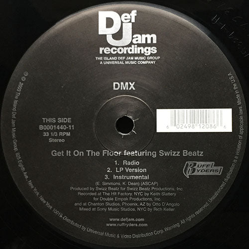 DMX // GET IT ON THE FLOOR (3VER) / WE 'BOUT TO BLOW (3VER)