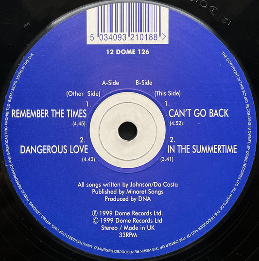 DNA // REMEMBER THE TIMES / DANGEROUS LOVE / CAN'T GO BACK / IN THE SUMMERTIME
