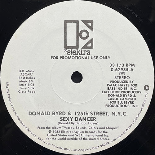 DONALD BYRD & 125TH STREET, N.Y.C. // SEXY DANCER (5:09) / MIDNIGHT (5:06)