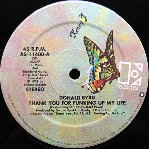 DONALD BYRD // THANK YOU FOR FUNKING UP MY LIFE (4:43) / LOVING YOU (7:20)